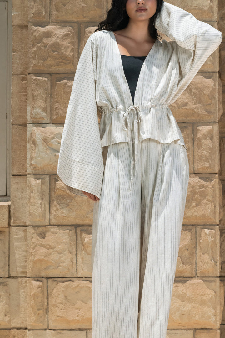 The Stripes Linen Set