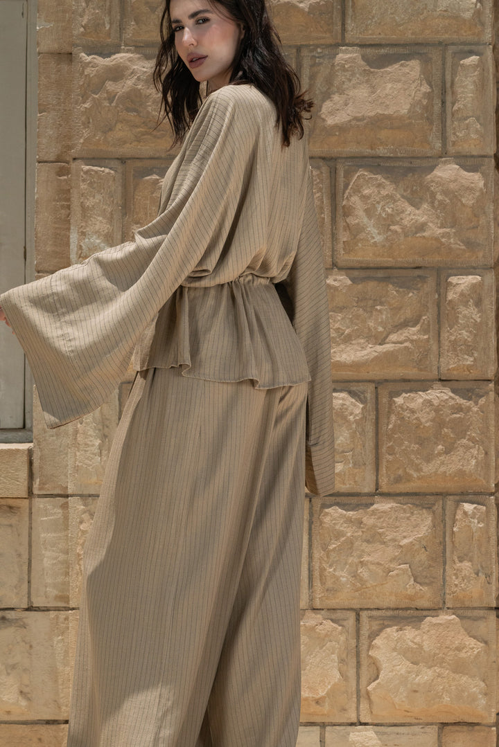 The Stripes Linen Set