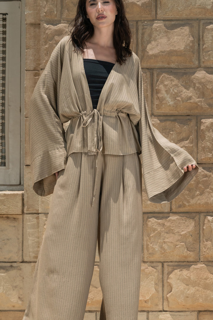 The Stripes Linen Set