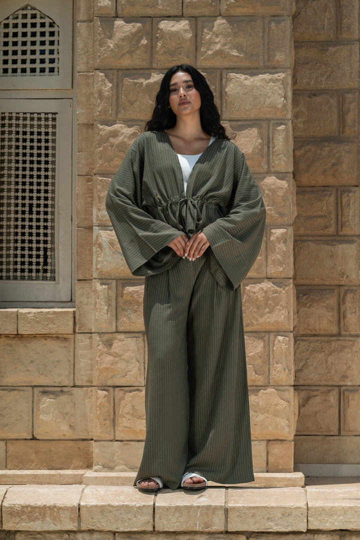 The Stripes Linen Set