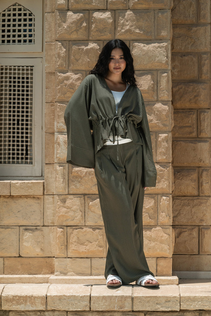 The Stripes Linen Set