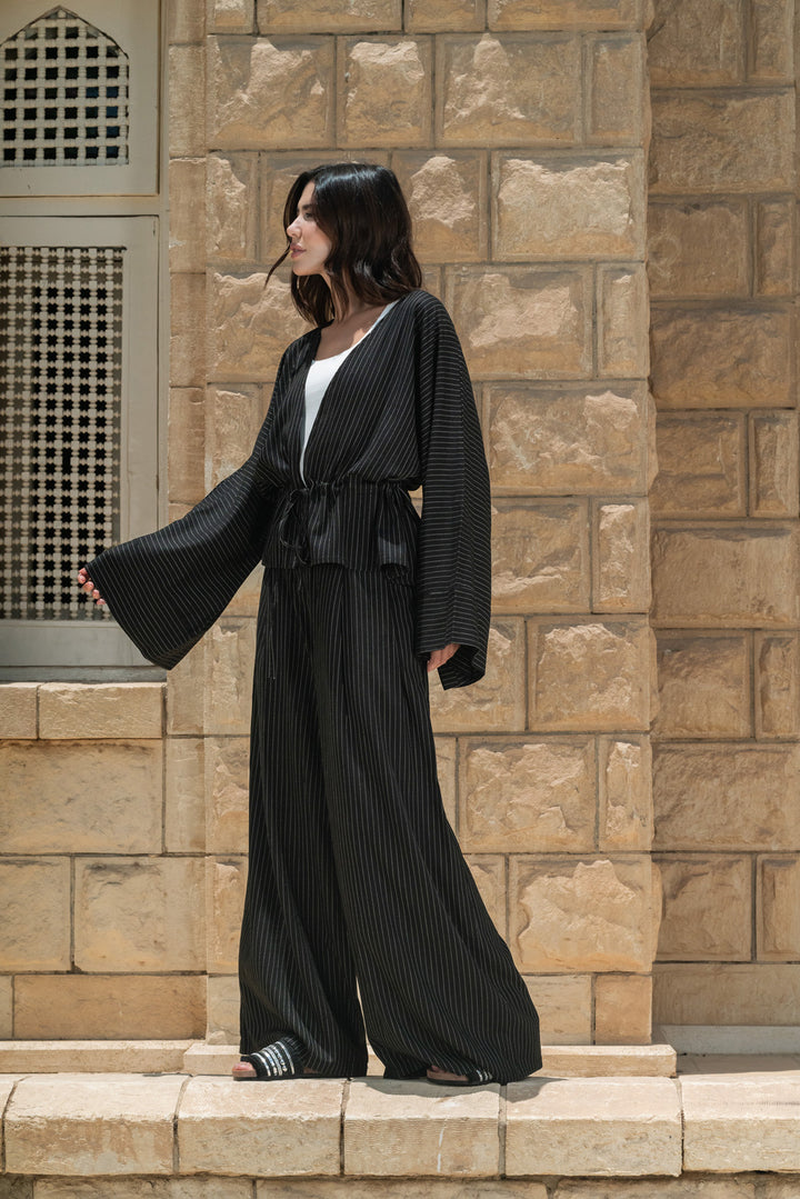 The Stripes Linen Set