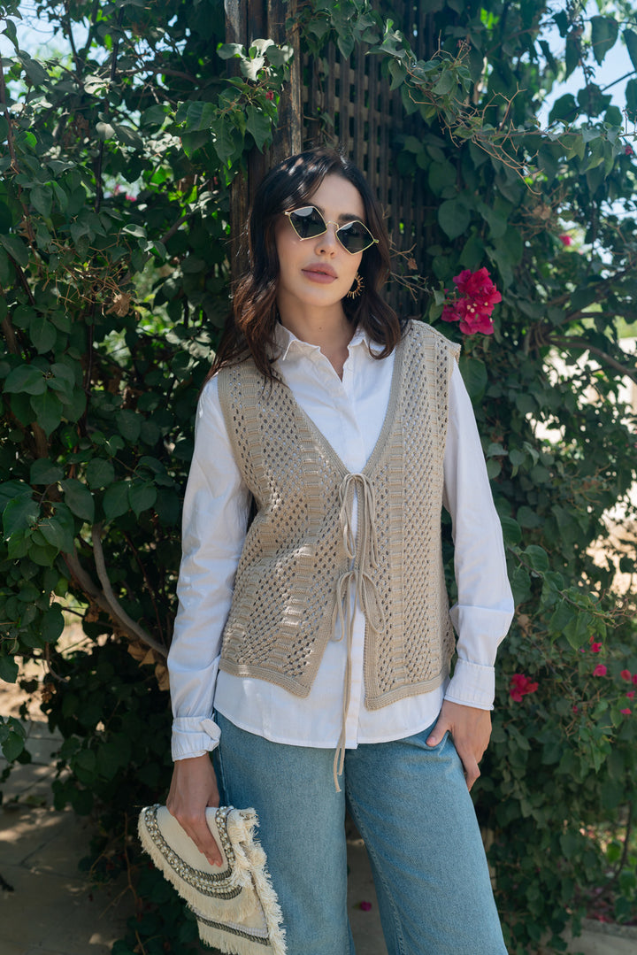Breeze Crochet Vest