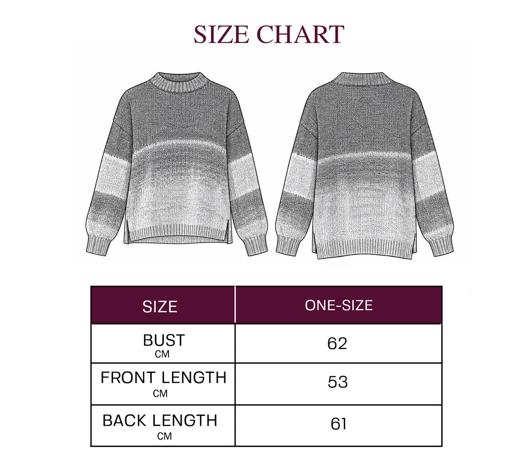 Gradient sweater
