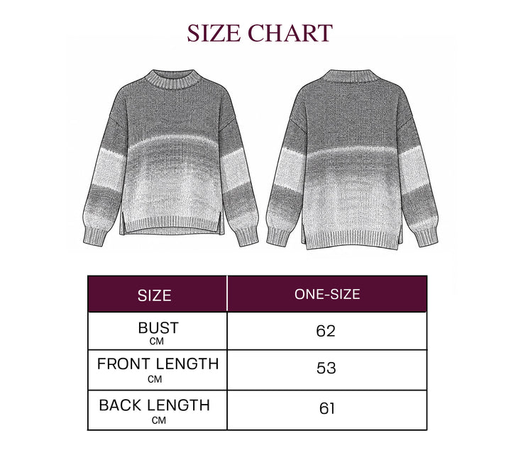 Gradient sweater