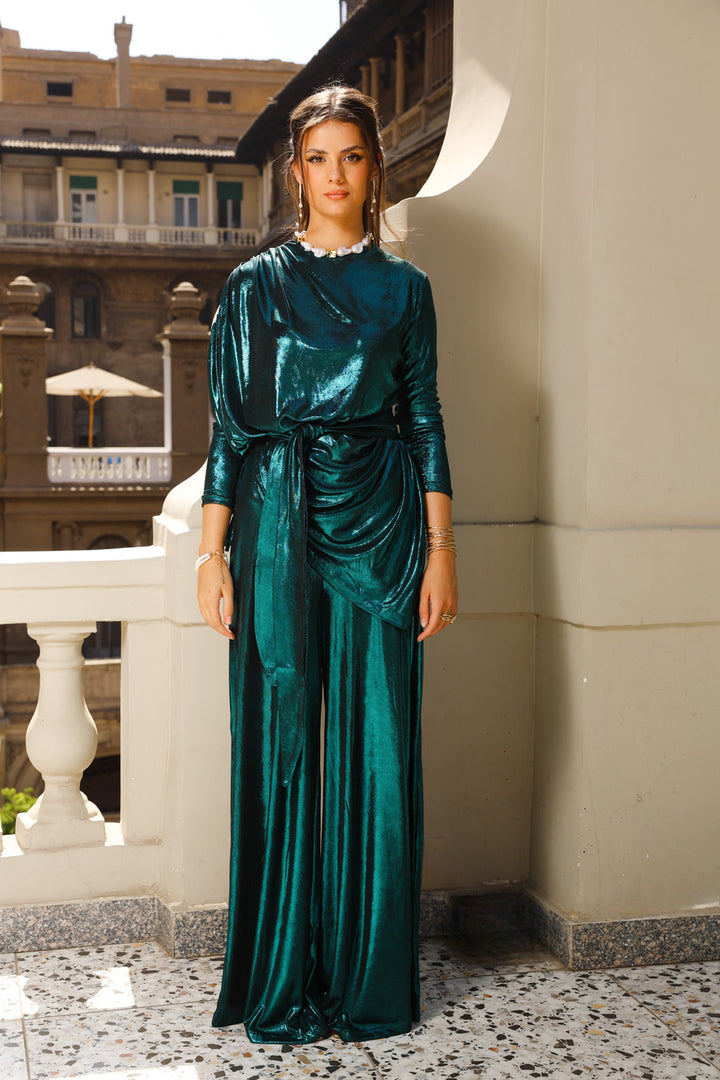 Draped Twilight Set - Green