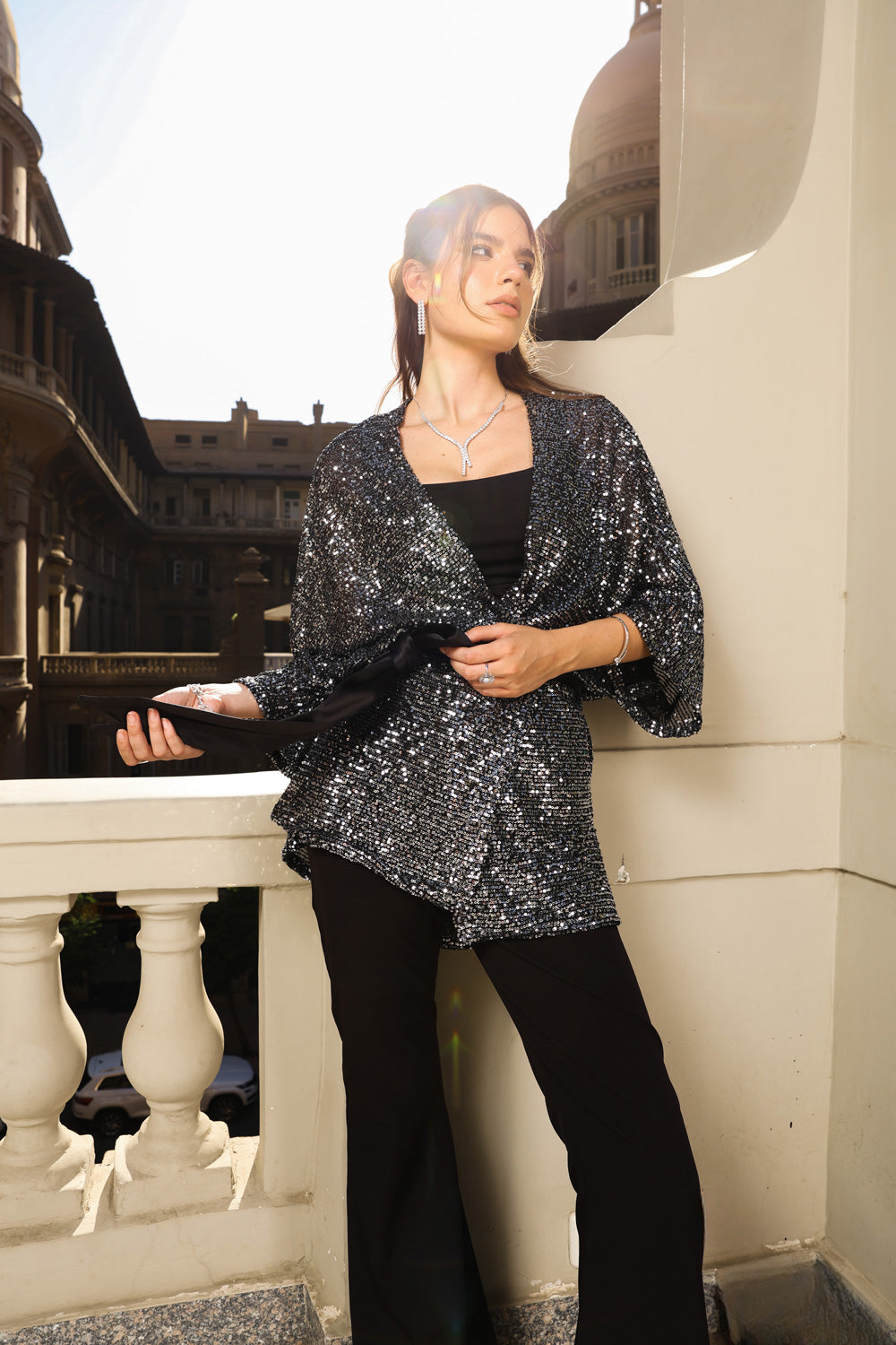 Bling bling jacket - Silver