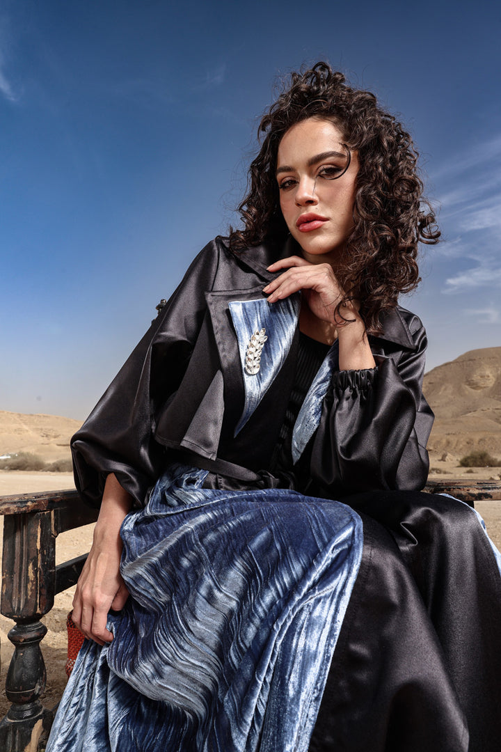 Najm Coat - Baby Blue