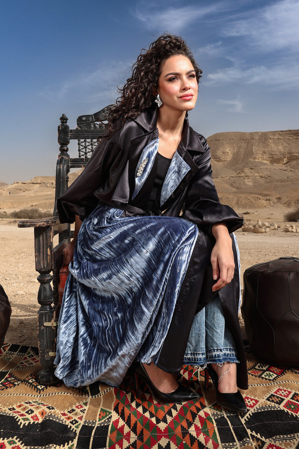 Najm Coat - Baby Blue