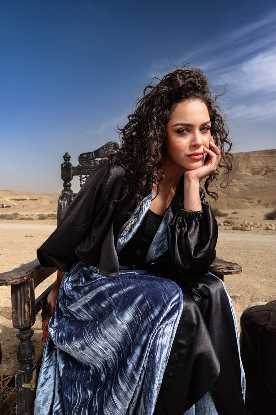 Najm Coat - Baby Blue