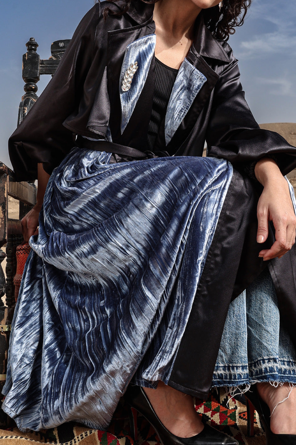 Najm Coat - Baby Blue