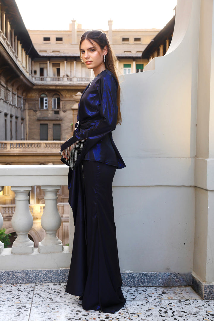 Crystal Glow Dress - Blue