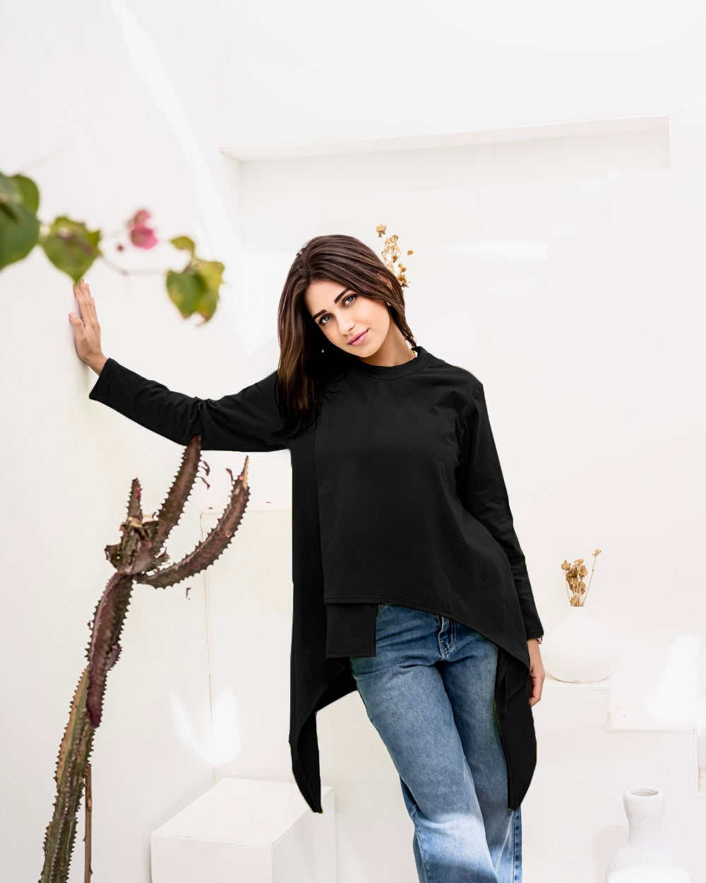 Enchanted Asymmetrical Tshirt – sarasalamadesigns
