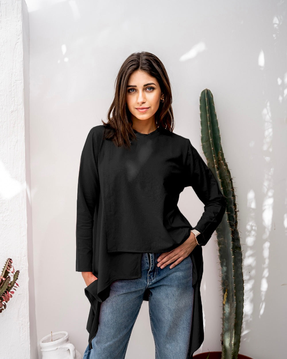 Enchanted Asymmetrical Tshirt – sarasalamadesigns