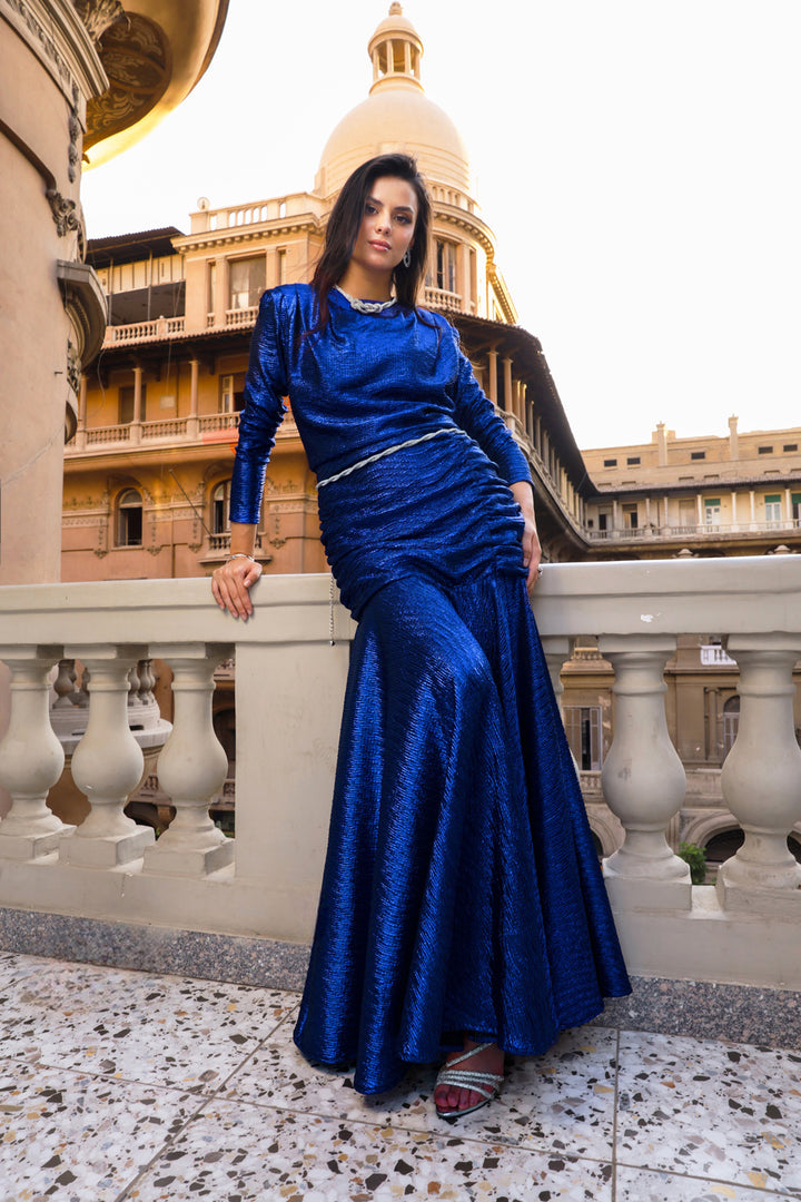 Glimma Dress - Blue