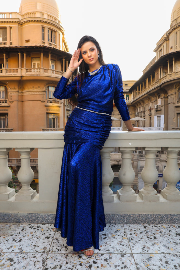 Glimma Dress - Blue