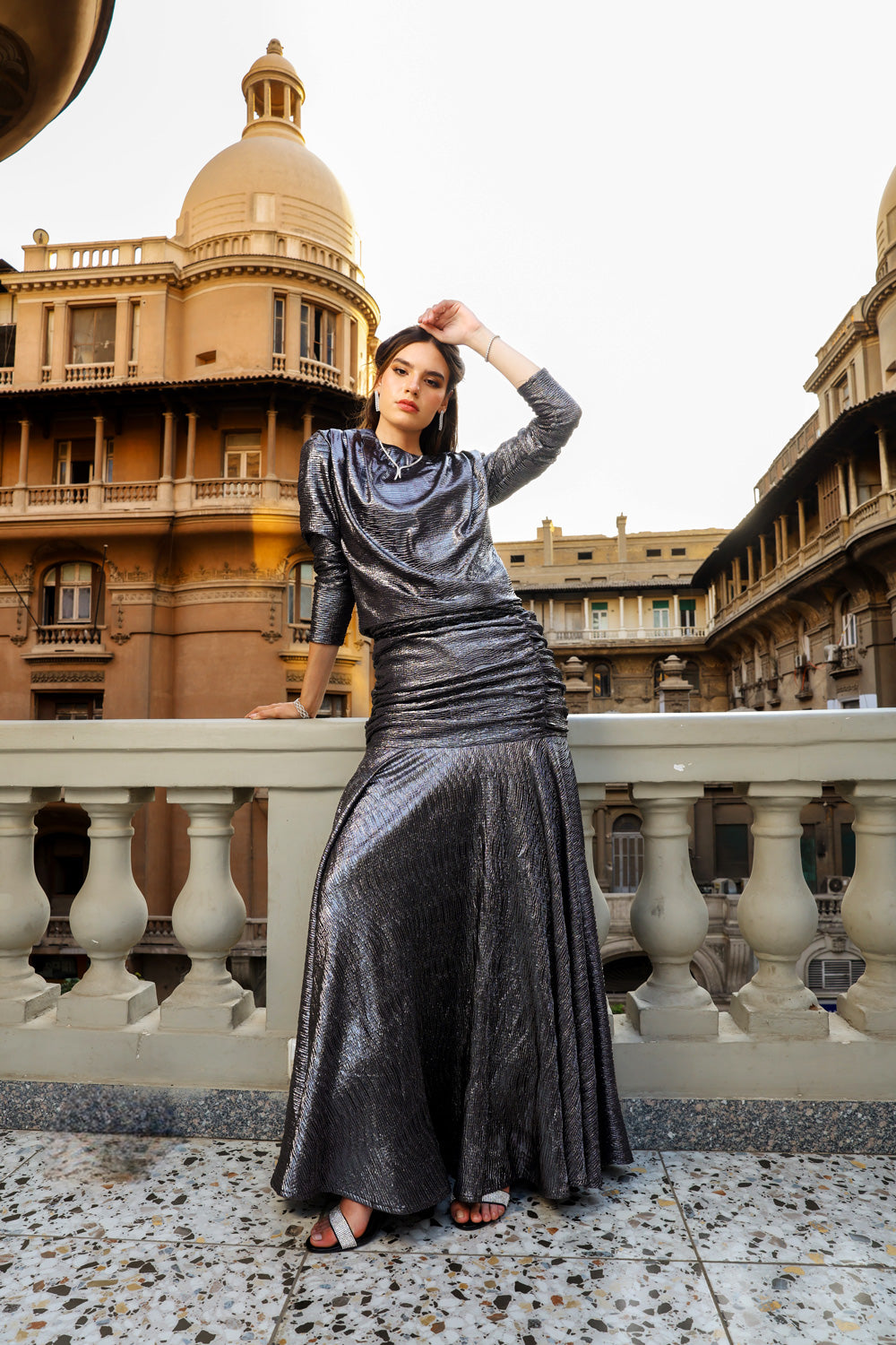 Glimma Dress - Silver