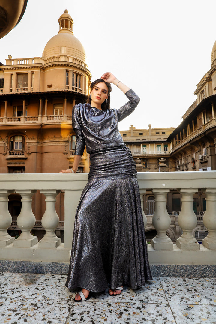 Glimma Dress - Silver