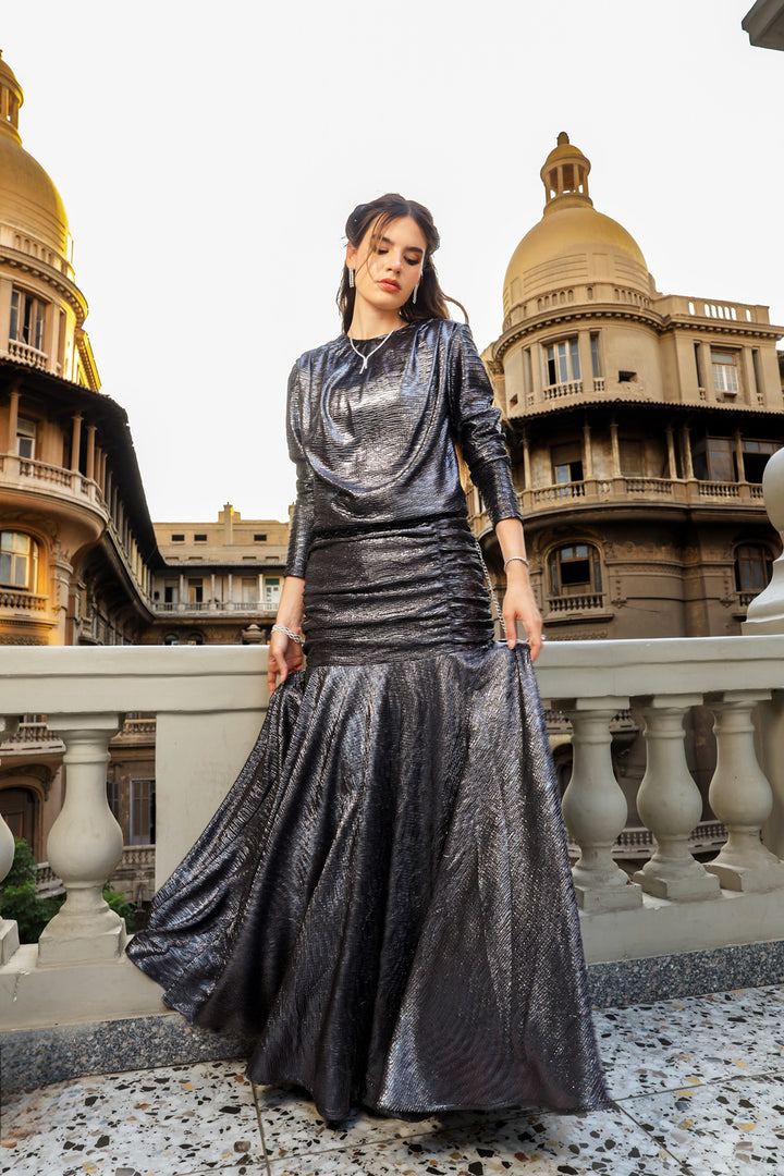 Glimma Dress - Silver