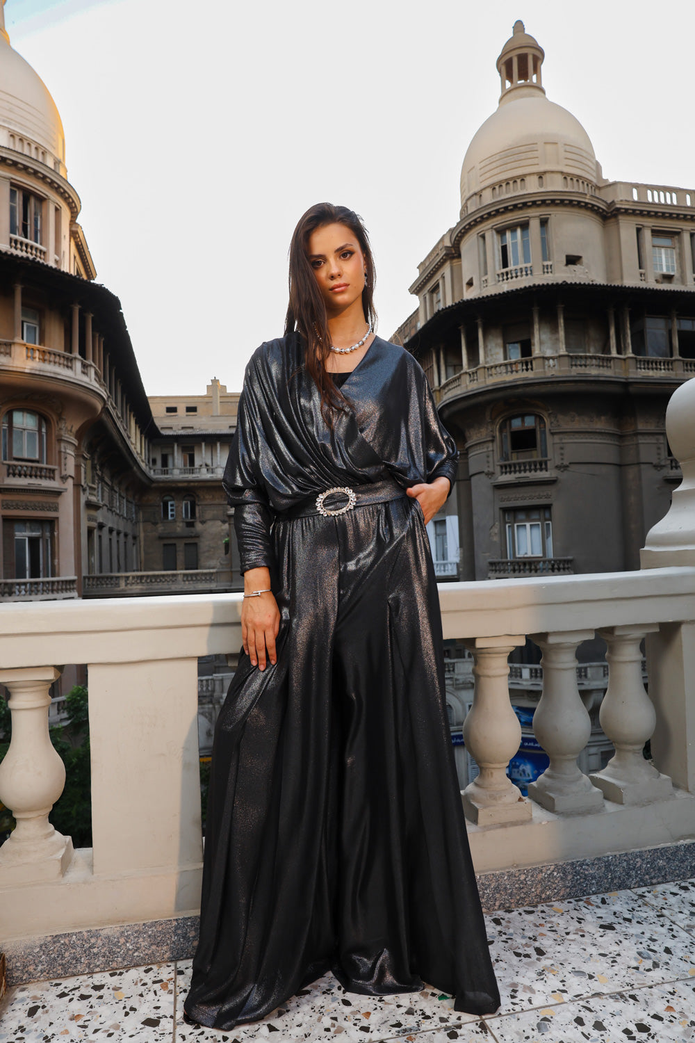 Free Glow Jumpsuit - Silver