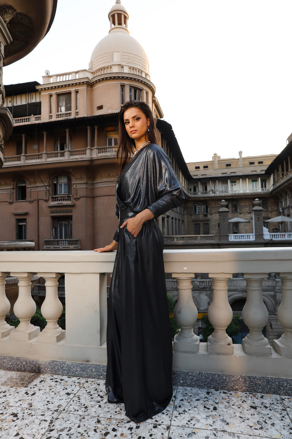 Free Glow Jumpsuit - Silver