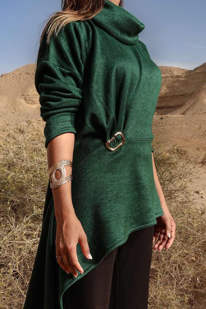 Draped Asymmetric Top