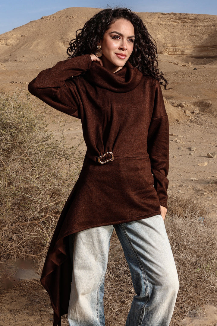 Draped Asymmetric Top