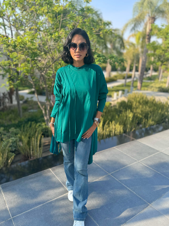 Fringes Cotton T-shirt