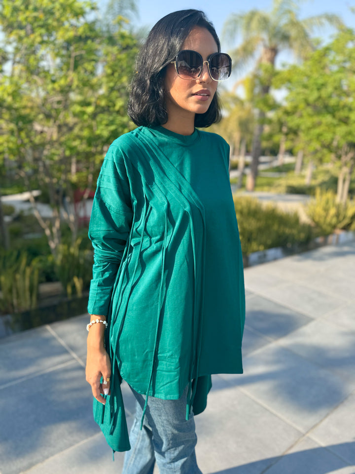 Fringes Cotton T-shirt