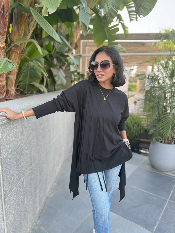 Fringes Cotton T-shirt