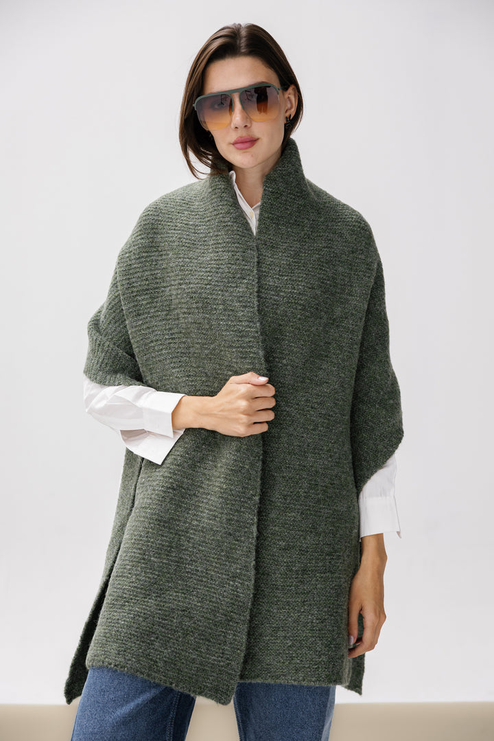 Cozy Knit Scarf - Olive
