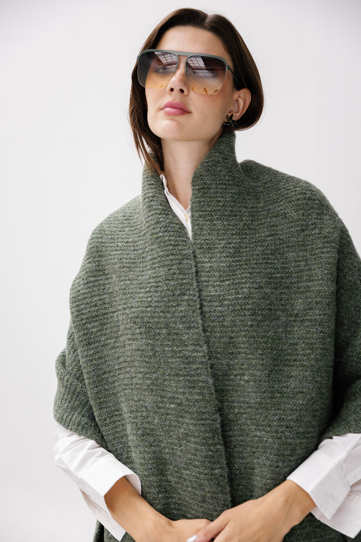 Cozy Knit Scarf - Olive