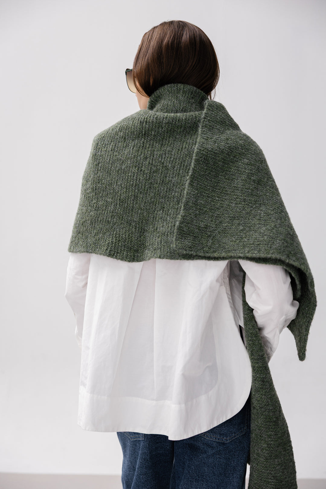 Cozy Knit Scarf - Olive