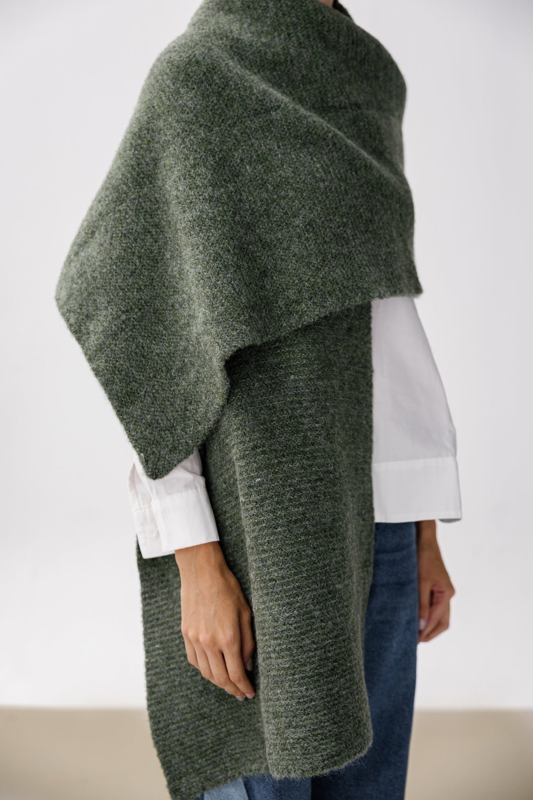 Cozy Knit Scarf - Olive