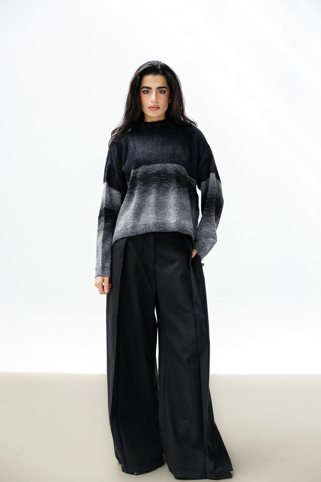 Gradient sweater