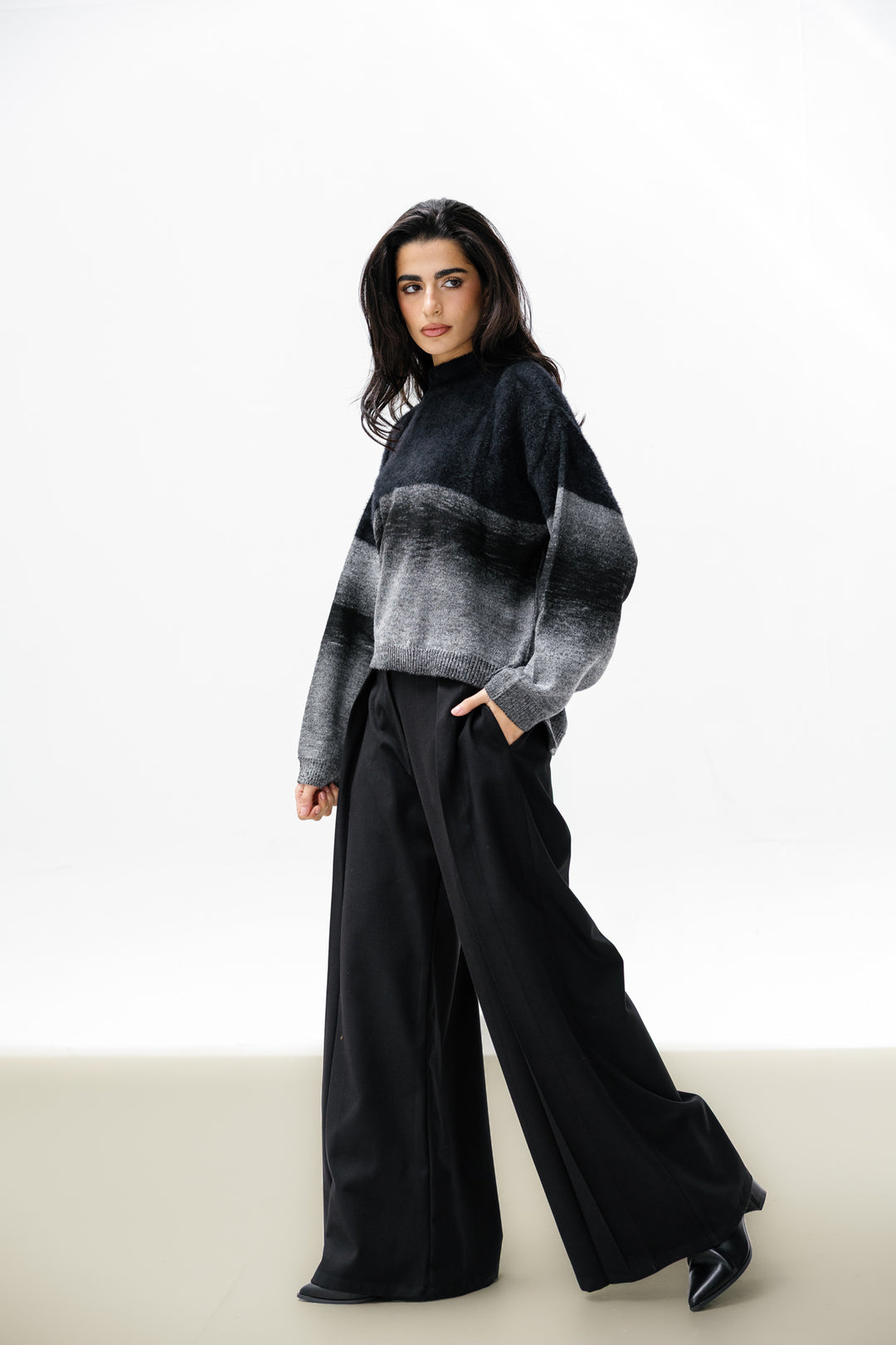 Gradient sweater
