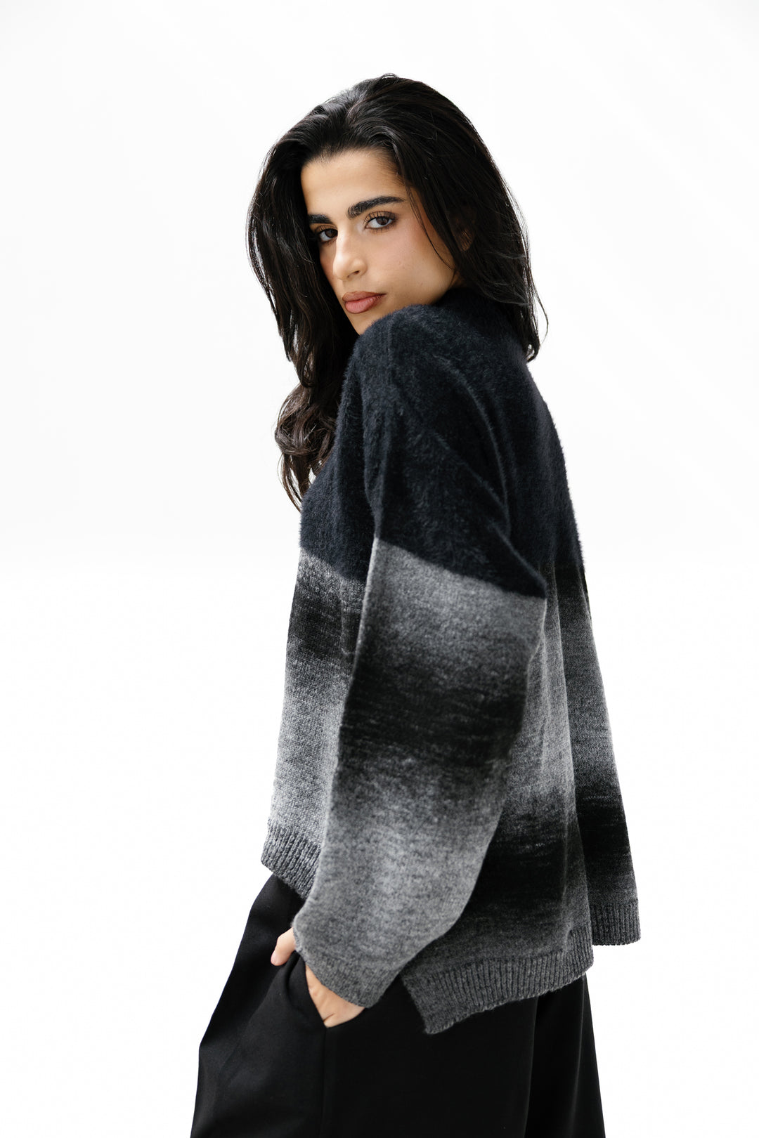 Gradient sweater