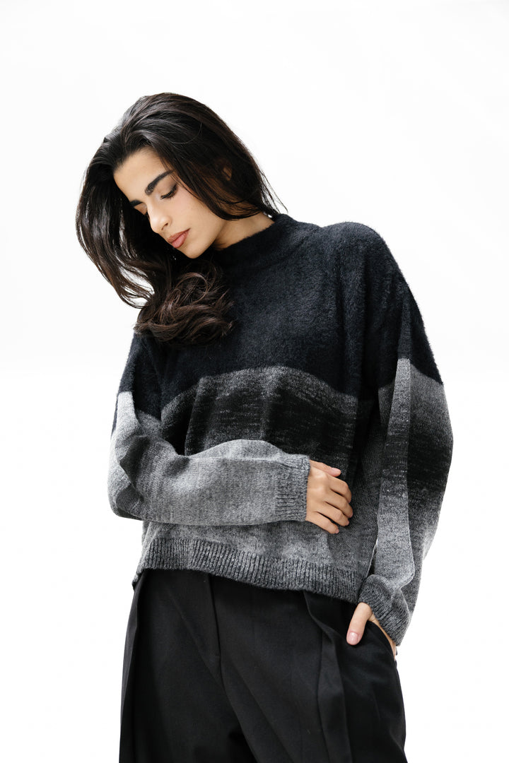 Gradient sweater