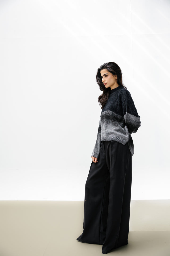 Gradient sweater