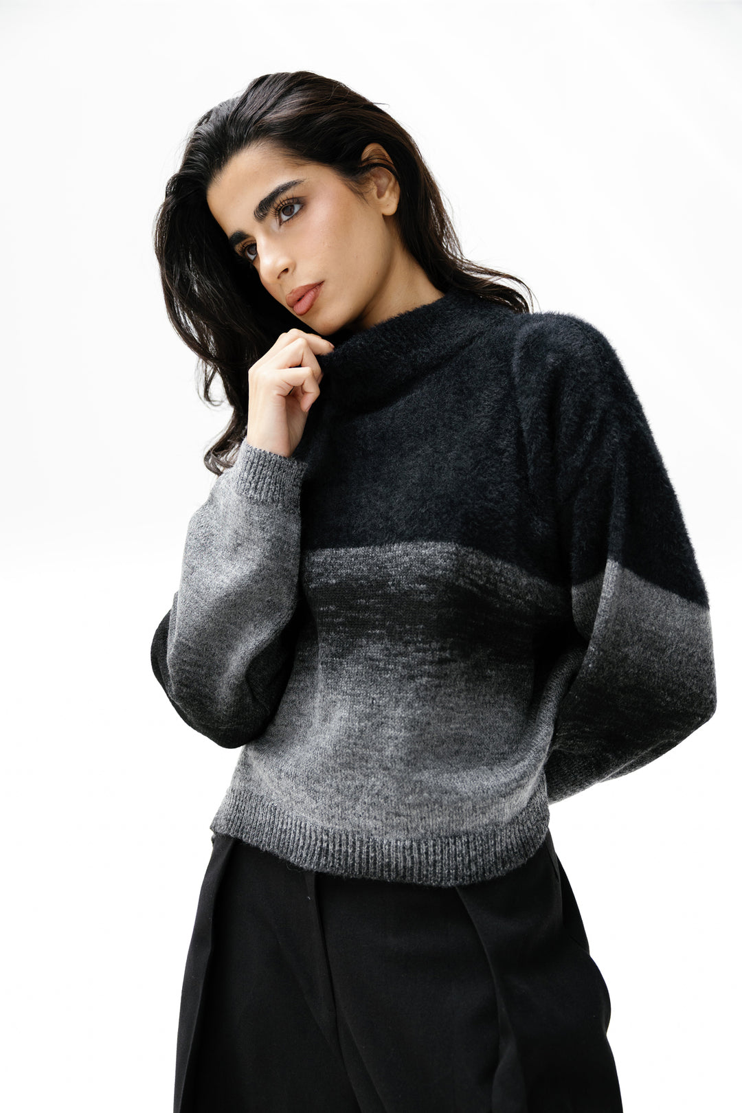Gradient sweater