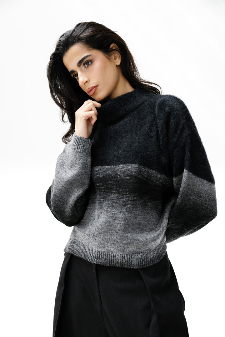 Gradient sweater
