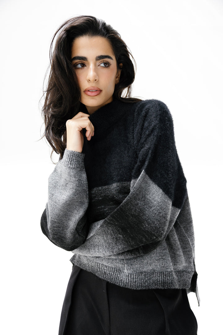 Gradient sweater