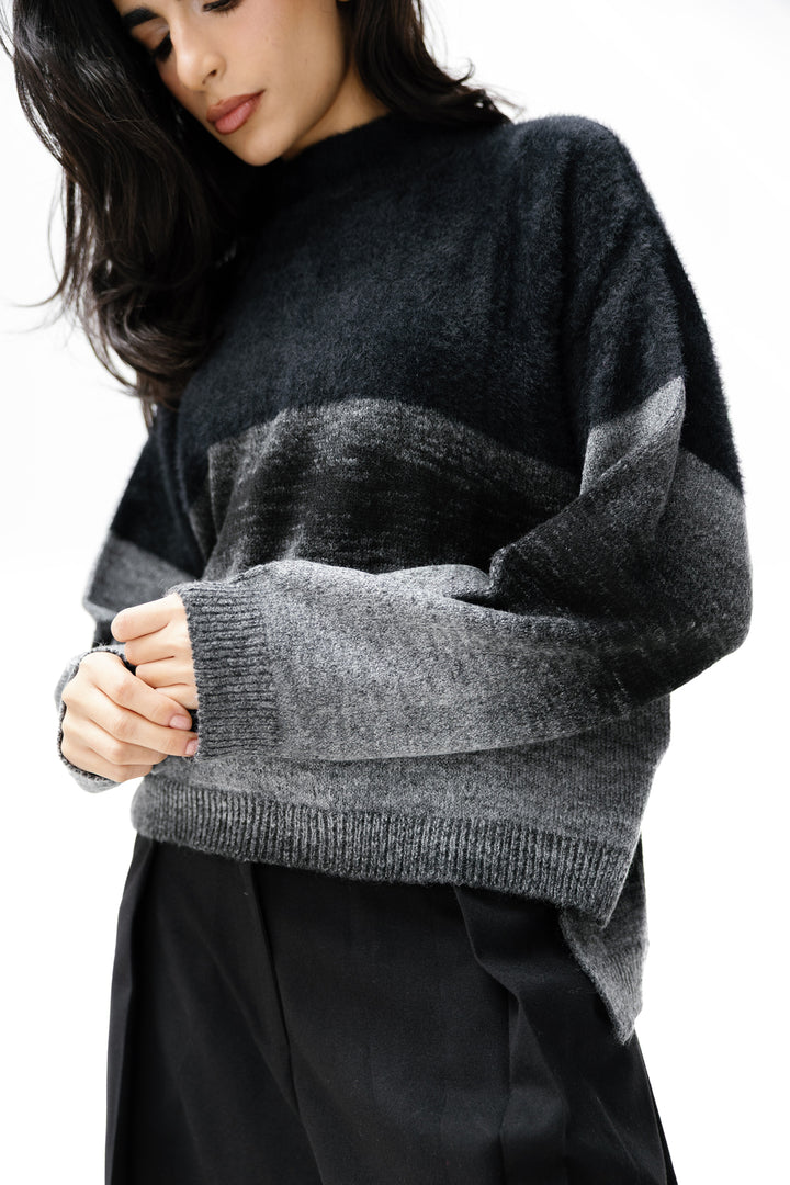 Gradient sweater