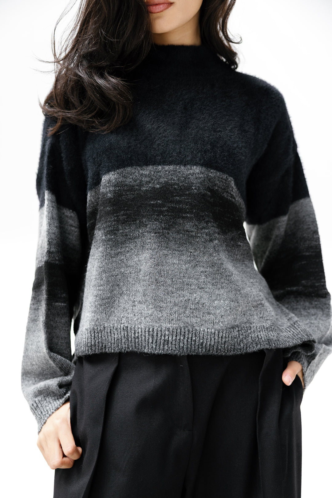 Gradient sweater