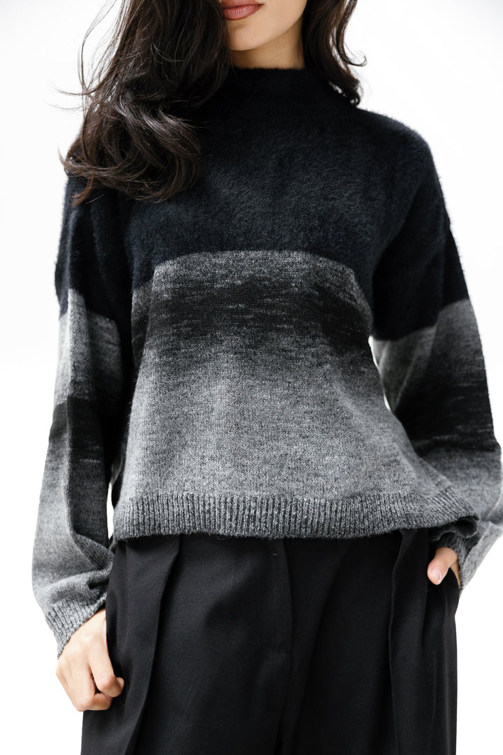 Gradient sweater