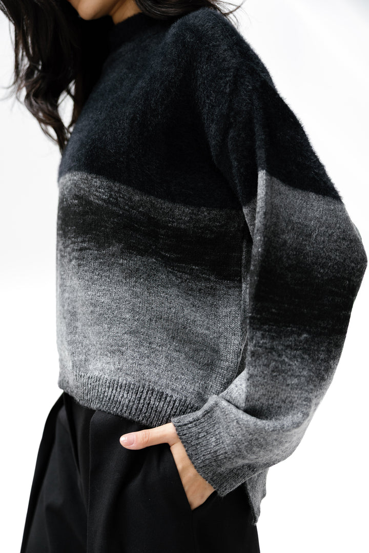 Gradient sweater