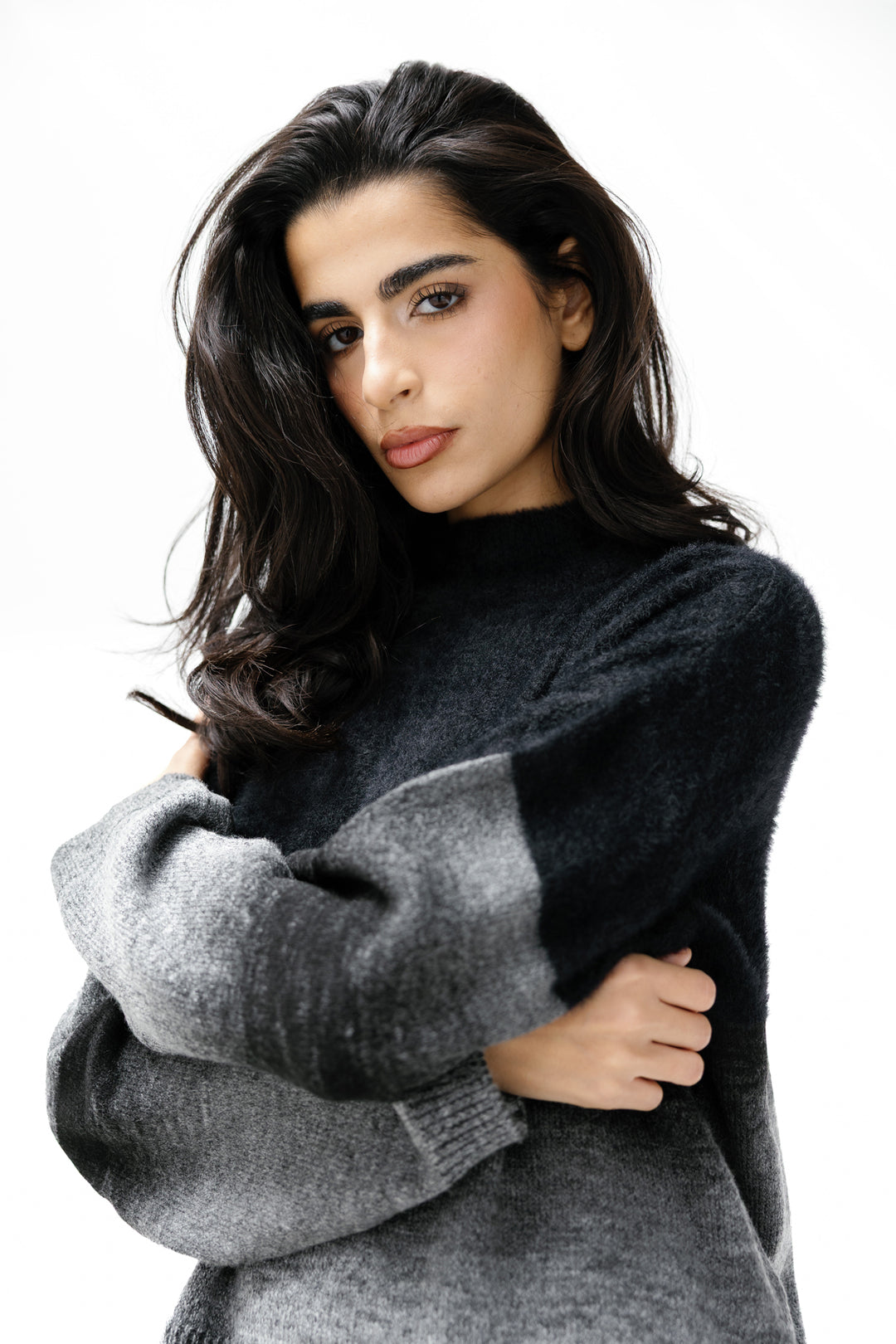 Gradient sweater