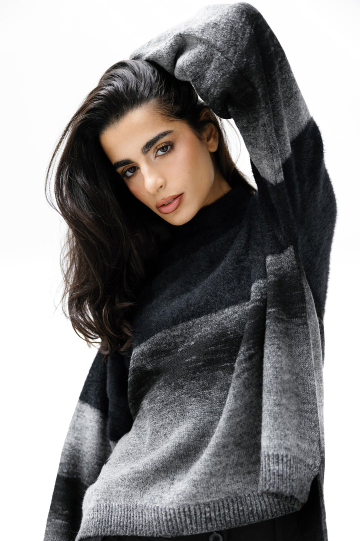 Gradient sweater