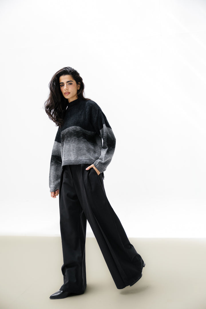 Gradient sweater