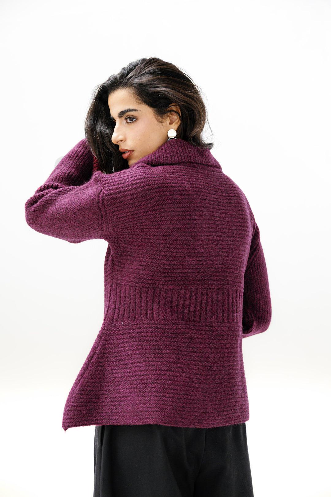 Notch Knitted Top